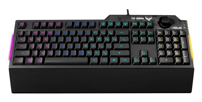 Клавіатура ASUS TUF Gaming K1 RGB 104key USB RU Black