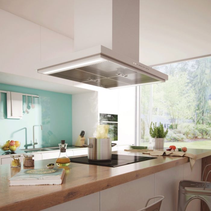 Вбудована настінна камінна витяжка Gorenje WHI649EXBG
