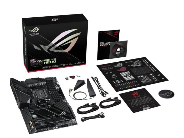 Материнcька плата ASUS CROSSHAIR_VIII_DARK_HERO sAM4 X570 4xDDR4 PCIe 4.0 Wi-Fi!!!BT ATX