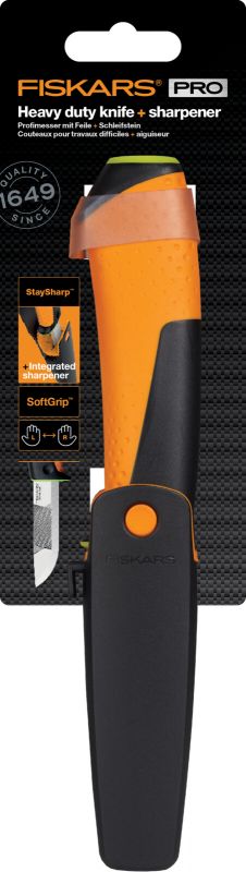 Fiskars Ніж  для важких робіт з точилом Hardware