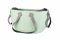 Сумка Nuvita MyMia м'ятний корпус/сіра підкладка /сірі шкіряні ручки, бокові фіксатори, ремені на візок