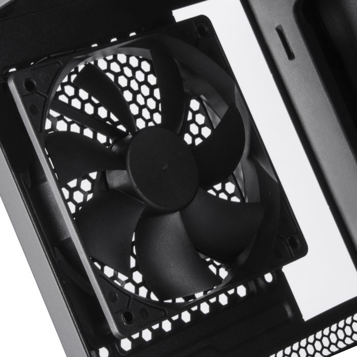 Корпус SilverStone FARA FAR1B-G,MidT, USB3.0x2,USB2.0x1, 1x120мм, скло(бічна панель),без БЖ,чорний