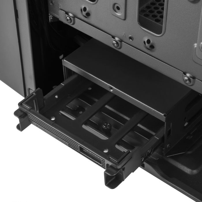 Корпус SilverStone FARA FAR1B-G,MidT, USB3.0x2,USB2.0x1, 1x120мм, скло(бічна панель),без БЖ,чорний