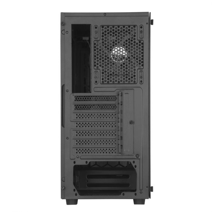 Корпус SilverStone FARA FAR1B-G,MidT, USB3.0x2,USB2.0x1, 1x120мм, скло(бічна панель),без БЖ,чорний