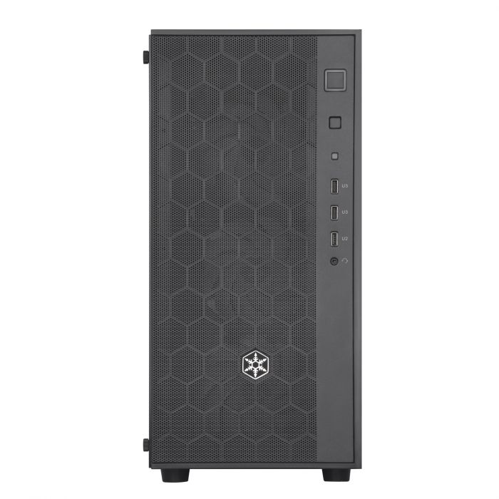 Корпус SilverStone FARA FAR1B-G,MidT, USB3.0x2,USB2.0x1, 1x120мм, скло(бічна панель),без БЖ,чорний