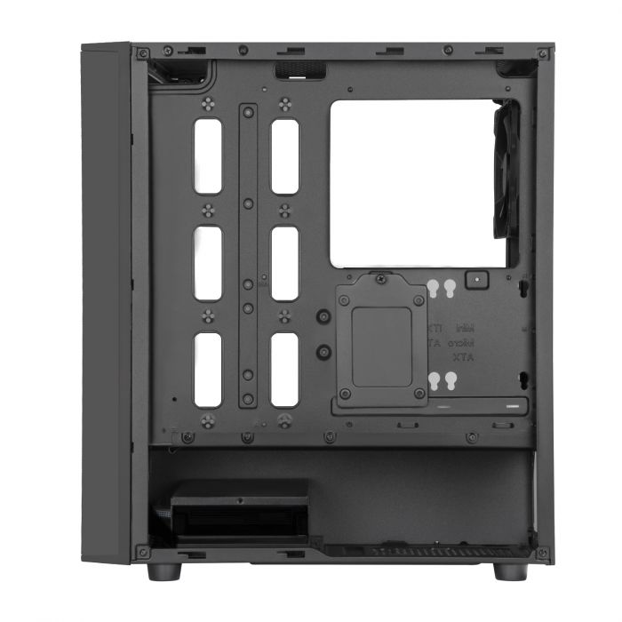 Корпус SilverStone FARA FAR1B-G,MidT, USB3.0x2,USB2.0x1, 1x120мм, скло(бічна панель),без БЖ,чорний