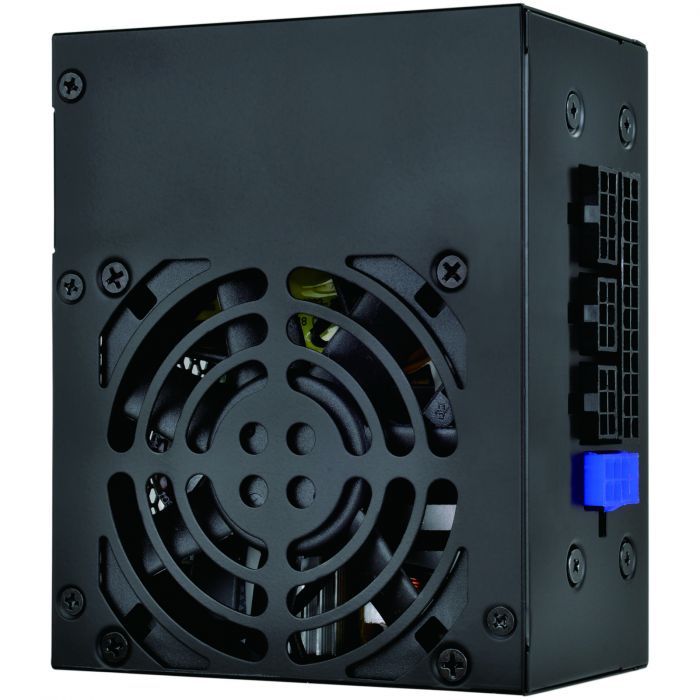Блок живлення SilverStone STRIDER ST45SF-G V 2.0(450W),SFX,ATX,80+Gold,aPFC,8см,24+8,3xSATA,8/6-Pin,6Pin+3,модульний