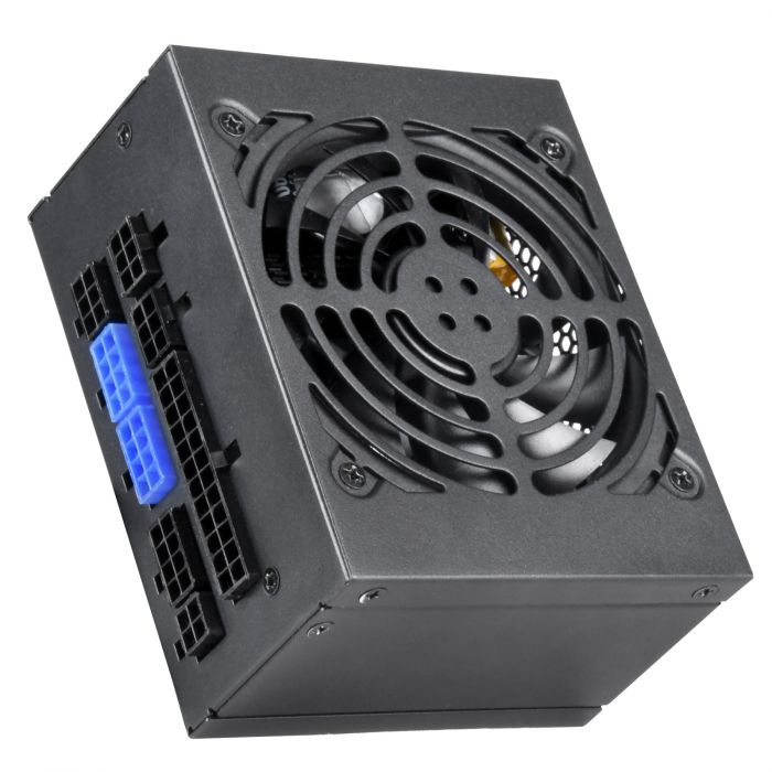 Блок живлення SilverStone STRIDER SX500-GV1.1(500W),SFX,80+Gold,aPFC,9.2см,24+8,6xSATA,8/6-Pin,6Pin,+4,модульний