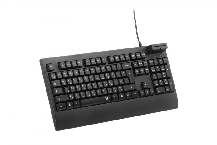 Клавіатура 2E KС1030 Smart Card USB Black