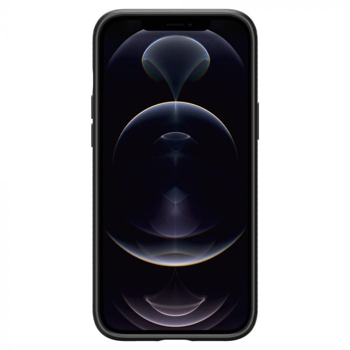 Чохол Spigen для iPhone 12 Pro Max Liquid Air, Matte Black