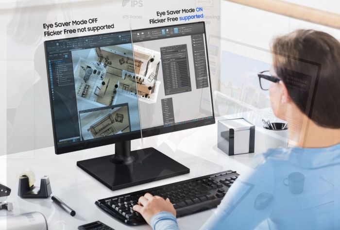 Монітор LCD 24" Samsung F24T450F HDMI, DP, Audio, IPS, 75Hz, Pivot