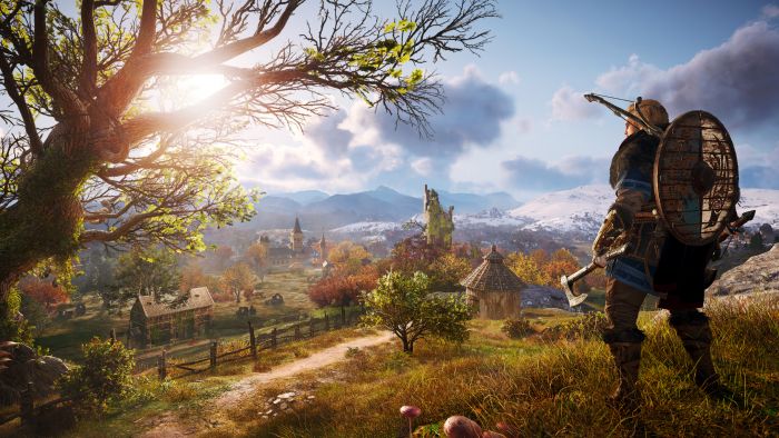 Програмний продукт на BD диску PS4 Assassin's Creed Вальгалла (Безкоштовне оновлення до версії PS5) [PS4, Russian version]