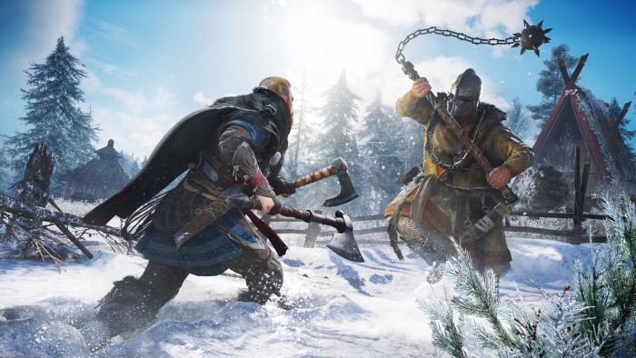 Програмний продукт на BD диску PS4 Assassin's Creed Вальгалла (Безкоштовне оновлення до версії PS5) [PS4, Russian version]