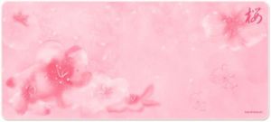 Килимок для миші Varmilo Sakura Desk Mat XL (900х400х3мм)