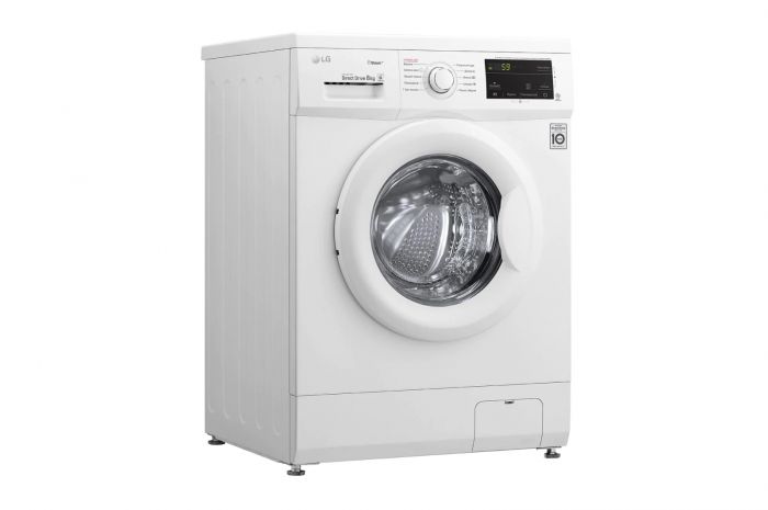 Пральна машина з фронт. завант. LG F4J3TS0W, 8кг, 1400, A+++, Пара, глибина 55см, Дисплей, Білий