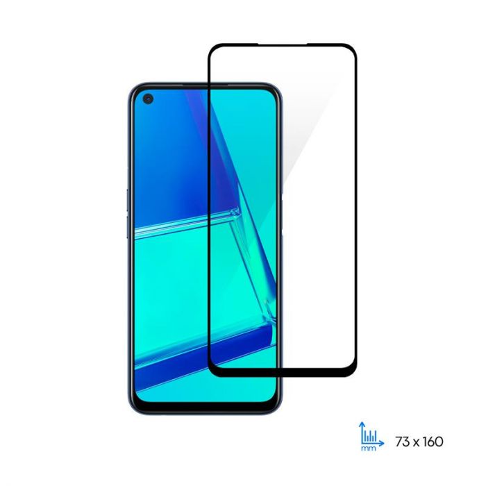 Захисне скло 2E Basic для Oppo A52, 2.5D FCFG, black border
