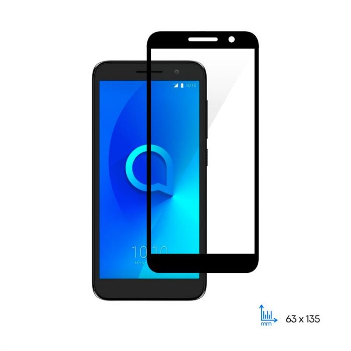 Захисне скло 2E Basic для Alcatel  1 (5033D), 2.5D FCFG, black border