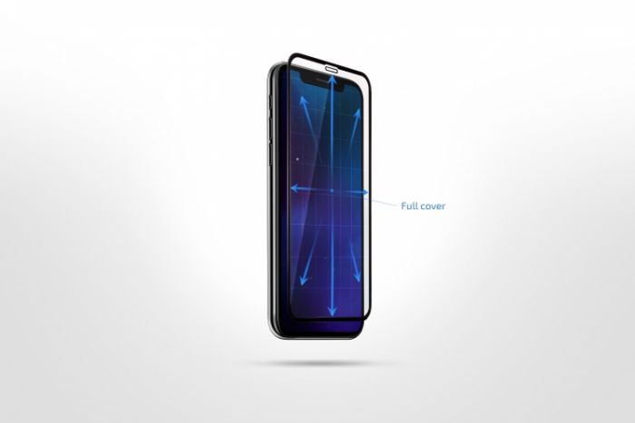 Захисне скло 2E Basic для Samsung A10s(A107), 2.5D FCFG, black border