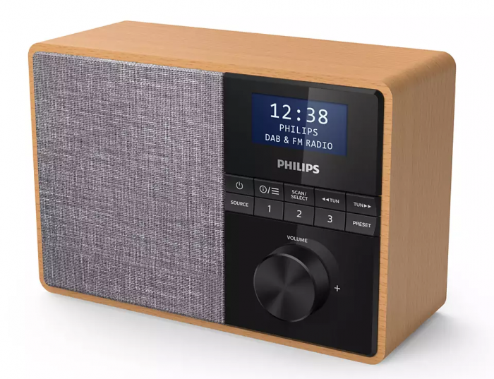 Радіогодинник Philips TAR5505 FM/DAB+, 5W, LCD, Wireless