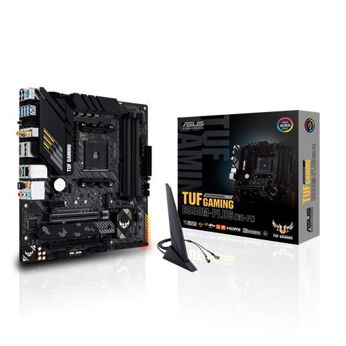 Материнcька плата ASUS TUF_GAM_B550-PLUS_WI-FI sAM4 B550 4xDDR4 M.2 HDMI-DP Wi-Fi!!!BT ATX