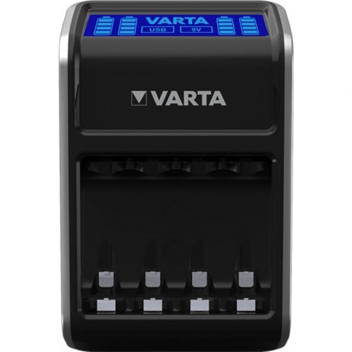 Зарядний пристрій VARTA LCD PLUG CHARGER+4xAA 2100 mAh