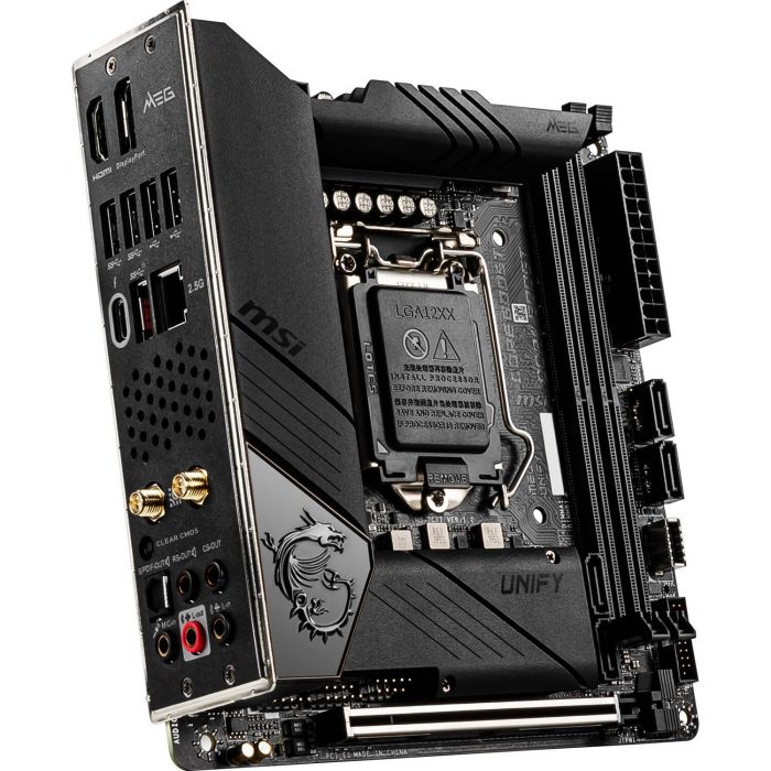 Материнcька плата MSI MEG Z490I UNIFY s1200 Z490 2xDDR4 HDMI-DP mITX