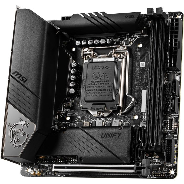 Материнcька плата MSI MEG Z490I UNIFY s1200 Z490 2xDDR4 HDMI-DP mITX