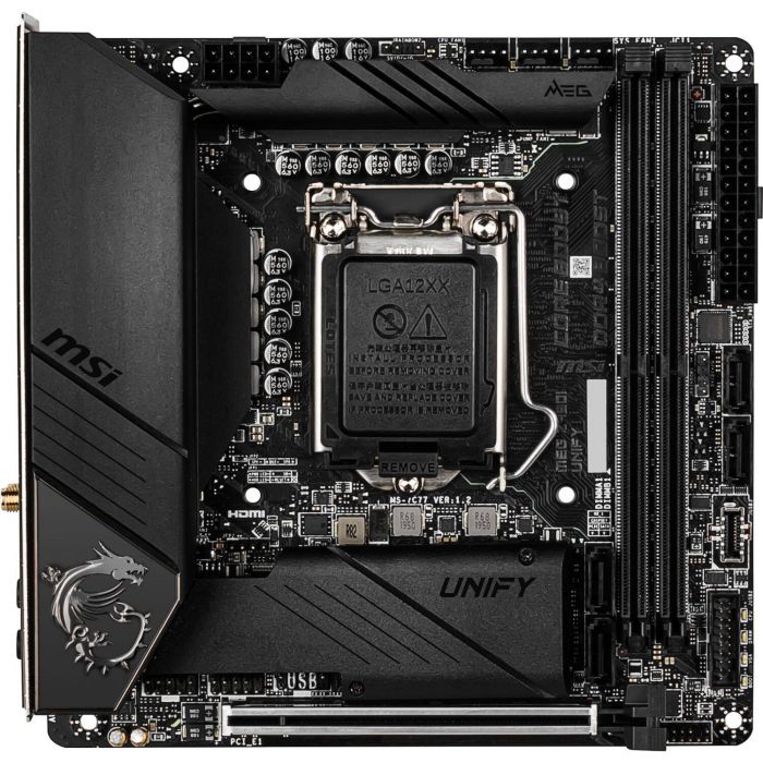 Материнcька плата MSI MEG Z490I UNIFY s1200 Z490 2xDDR4 HDMI-DP mITX