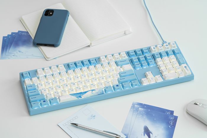 Клавіатура Varmilo VA108M Sea Melody Cherry MX Blue
