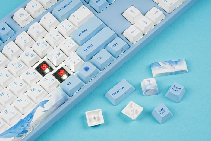Клавіатура Varmilo VA108M Sea Melody Cherry MX Silent Red