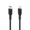 Кабель Belkin USB-С - Lightning, BRAIDED, 1m, black