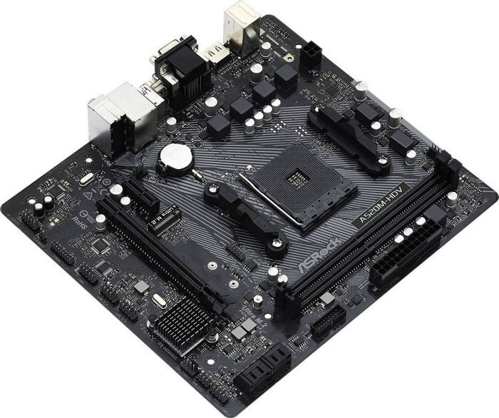 Материнська плата ASRock A520M-HDV A520M-HDV sAM4 A520 2xDDR4 HDMI-DVI-VGA USB 3.2 mATX