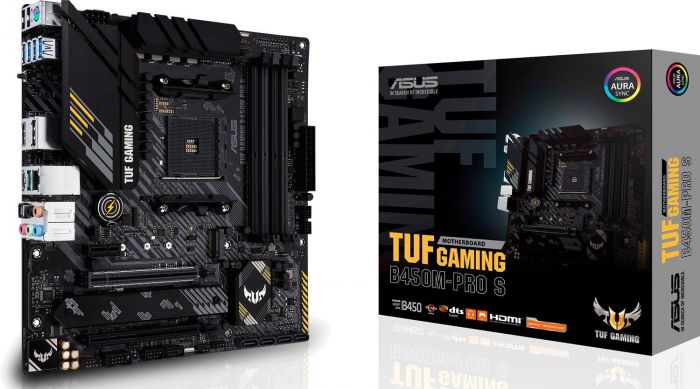 Материнcька плата ASUS TUF GAMING B450M-PRO S sAM4 B450 4xDDR4 HDMI-DP mATX