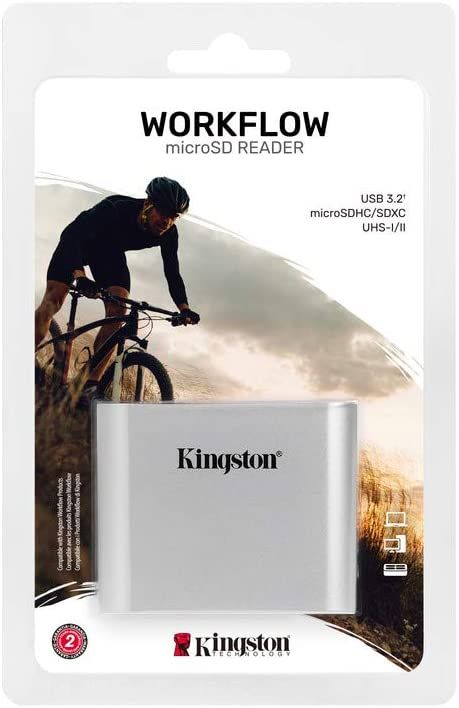 Кардрiдер Kingston Workflow Dual-Slot microSDHC/XC UHS-II Card Reader