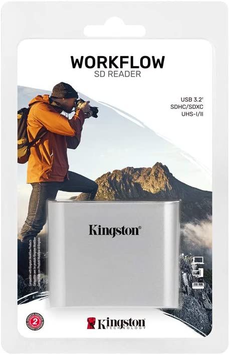 Кардрiдер Kingston Workflow Dual-Slot SDHC/SDXC UHS-II Card Reader
