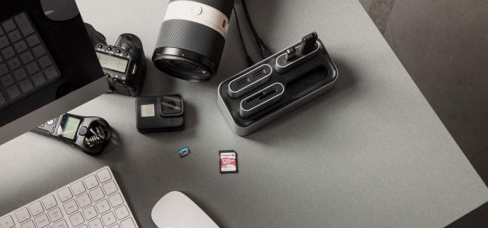 Кардрiдер Kingston Workflow Station Dock USB 3.2 Gen2 USB-A/C Hub