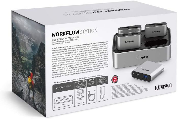 Кардрiдер Kingston Workflow Station Dock USB 3.2 Gen2 USB-A/C Hub