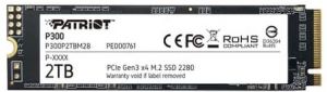 Твердотільний накопичувач SSD Patriot M.2 2TB PCIe 3.0 P300