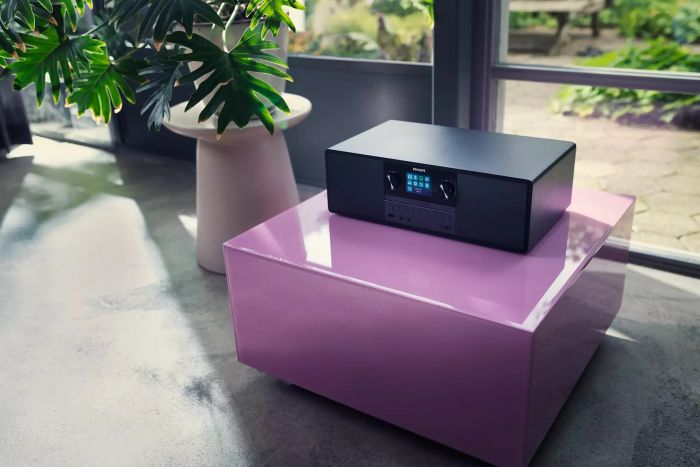Мікросистема Philips TAM6805 2.0, 50W, Spotify, LCD 2.4", FM/DAB+, MP3-CD, USB, Wireless