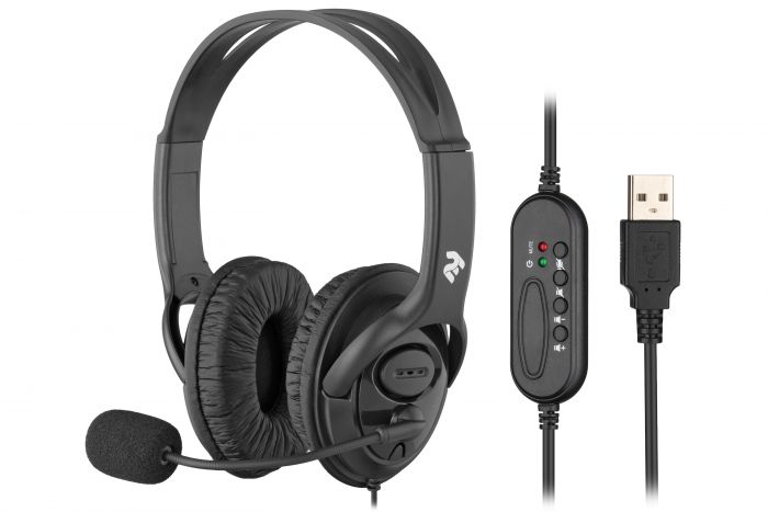 Гарнітура для ПК 2E CH13, Over-Ear, USB