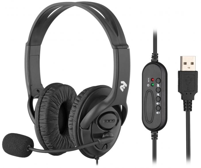 Гарнітура для ПК 2E CH13, Over-Ear, USB