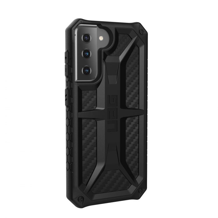 Чохол UAG для Samsung Galaxy S21 Monarch, Carbon Fiber