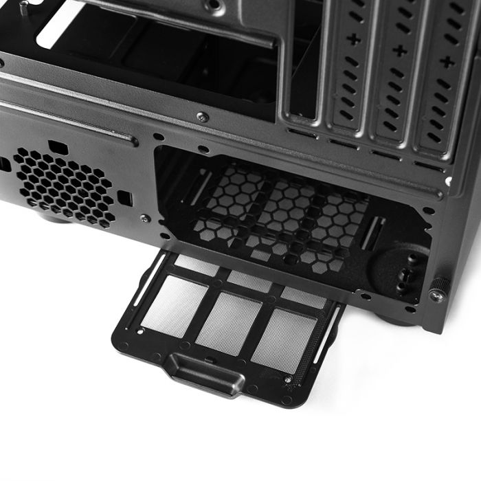 Корпус CHIEFTEC Pro Cube CI-02B, без блока живлення, 2xUSB3.1, mATX, Black