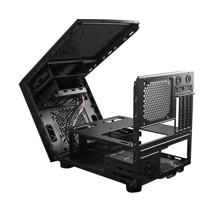Корпус CHIEFTEC Pro Cube CI-02B, без блока живлення, 2xUSB3.1, mATX, Black
