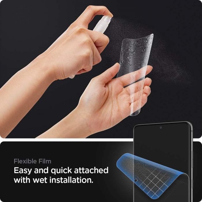 Захисна плівка Spigen для Galaxy S21 Ultra NeoFlex Solid HD, Clear
