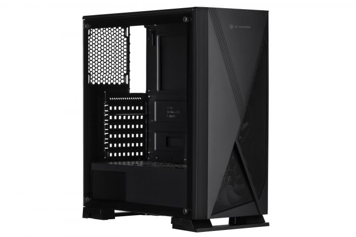Корпус 2E GAMING CONDOR (GJP12) MidT, 2xUSB2.0,1xUSB3.0, 3x120мм ARGB, скло (бічна панель),без БЖ,чорний