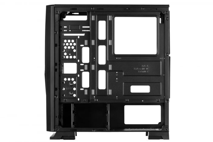 Корпус 2E GAMING CONDOR (GJP12) MidT, 2xUSB2.0,1xUSB3.0, 3x120мм ARGB, скло (бічна панель),без БЖ,чорний