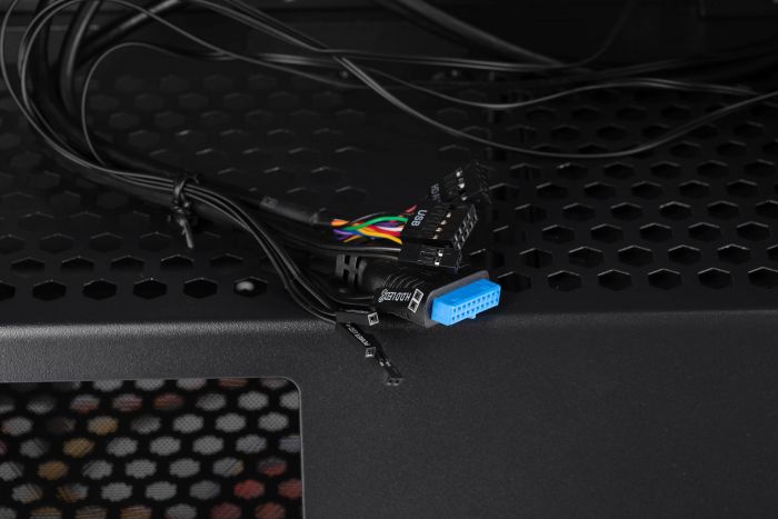 Корпус 2E GAMING CONDOR (GJP12) MidT, 2xUSB2.0,1xUSB3.0, 3x120мм ARGB, скло (бічна панель),без БЖ,чорний