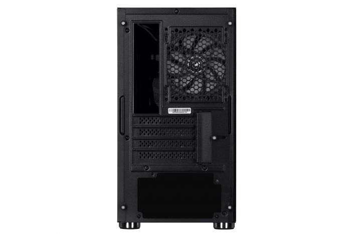 Корпус 2E GAMING CLARUS (GM5) MiniT, 2xUSB2.0,1xUSB3.0, 2x140мм ARGB,1x120мм ARGB, скло (передня/бічна панель),без БЖ,чорний