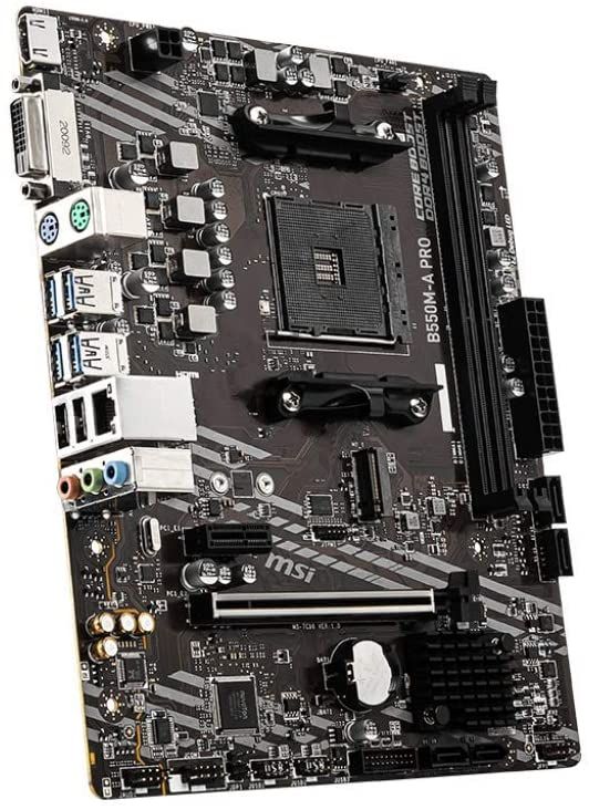 Материнcька плата MSI B550M-A_PRO sAM4 B550 2xDDR4 HDMI-DVI mATX
